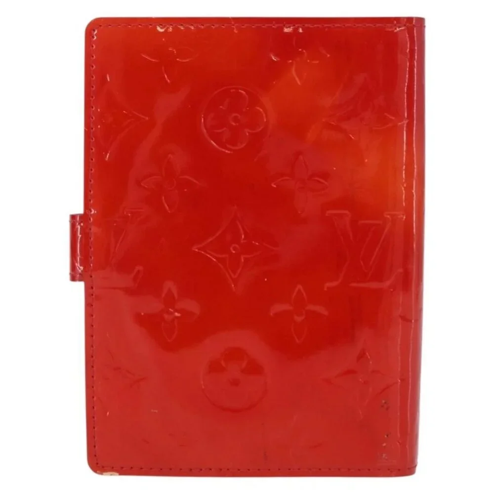 LOUIS VUITTON Monogram Vernis Agenda PM Day Planner Cover Red - Picture 2 of 16